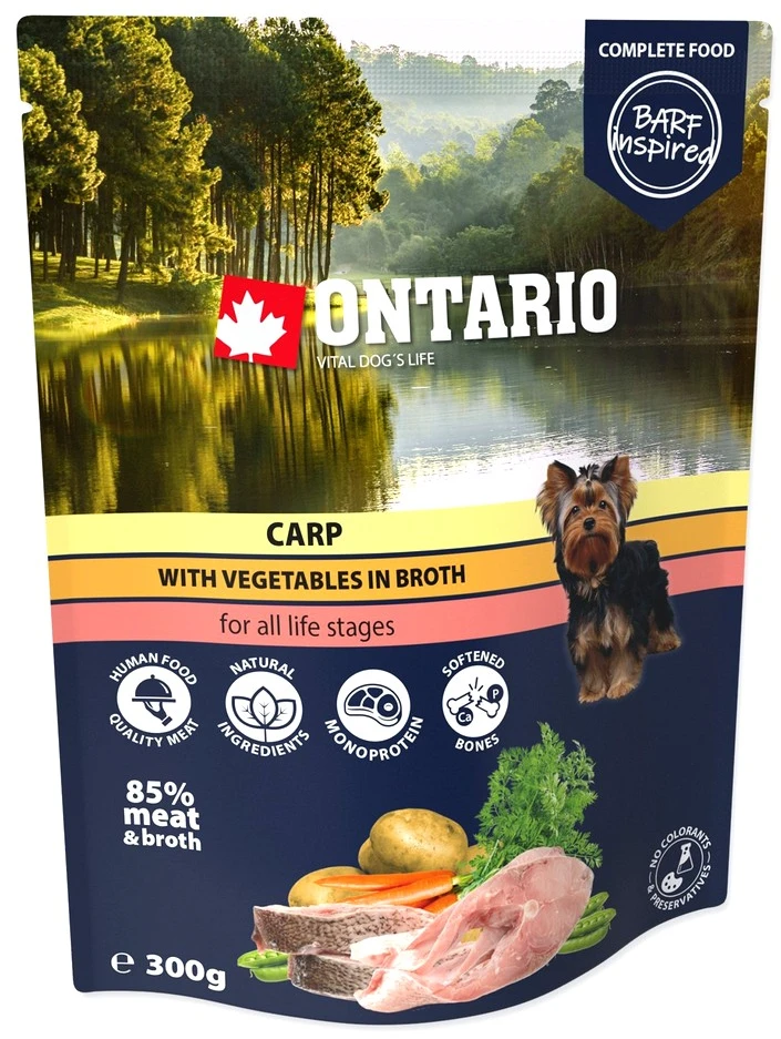 Ontario Karpis su Daržovėmis sultinyje 300g