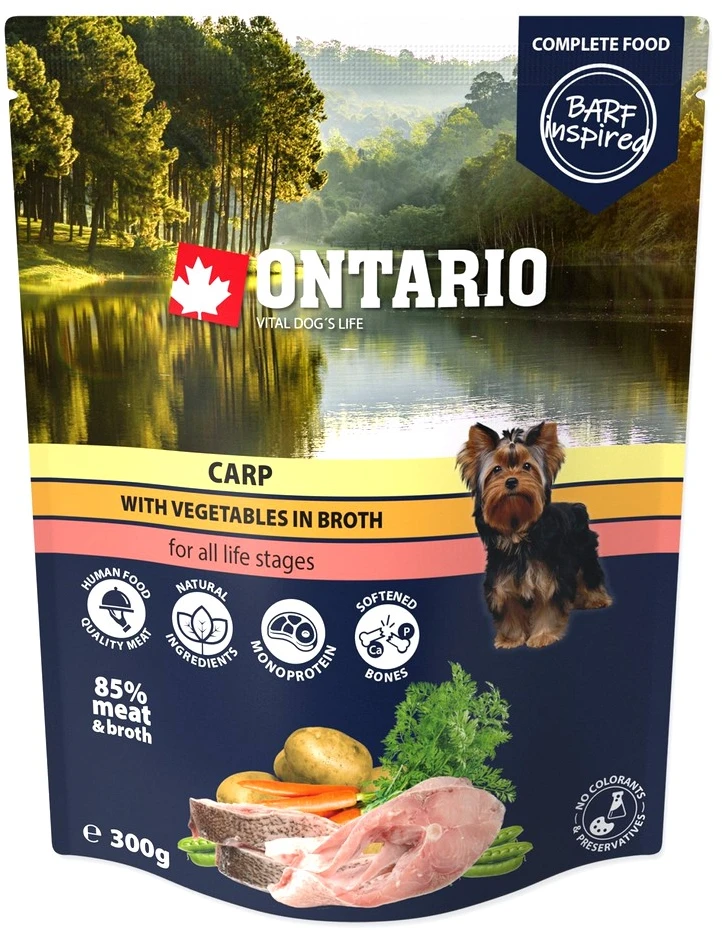 Ontario Karpis su Daržovėmis sultinyje 300g