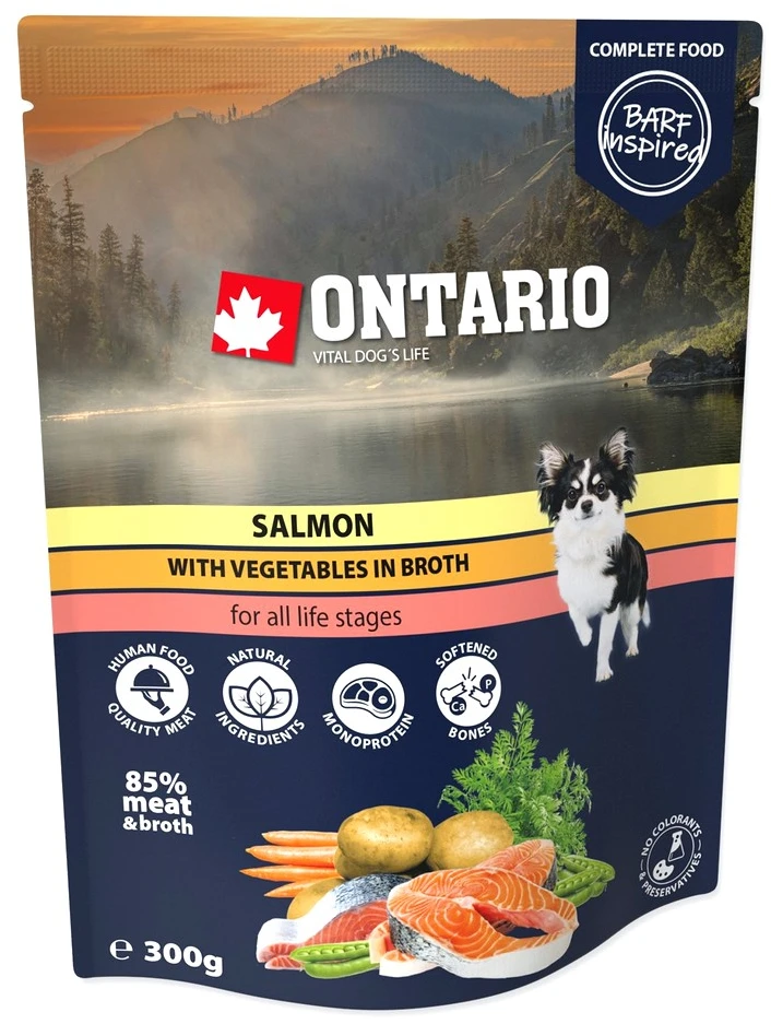 Ontario Lašiša su Daržovėmis sultinyje 300g