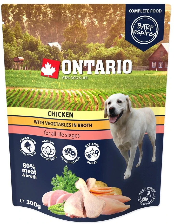 Ontario Vištiena su Daržovėmis sultinyje 300g