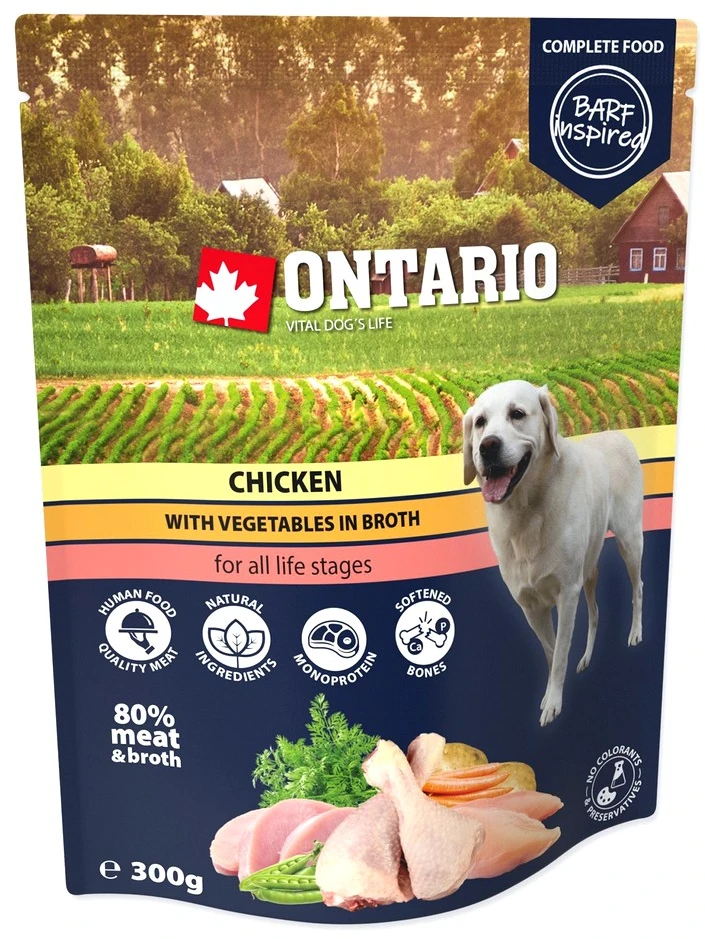 Ontario Vištiena su Daržovėmis sultinyje 300g
