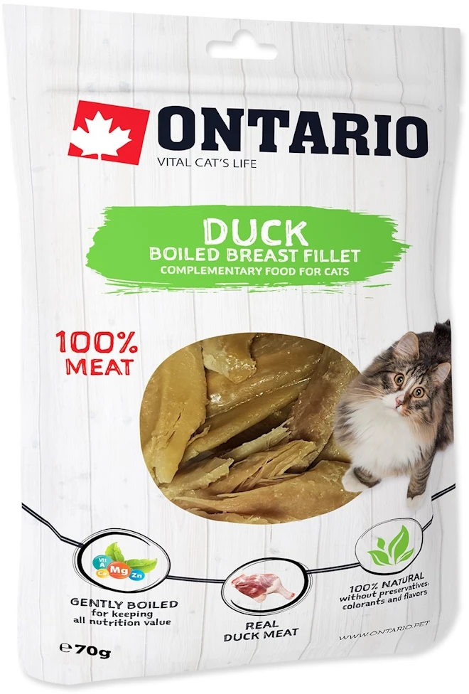 ONTARIO Virta anties krūtinėlė katėms 70 g