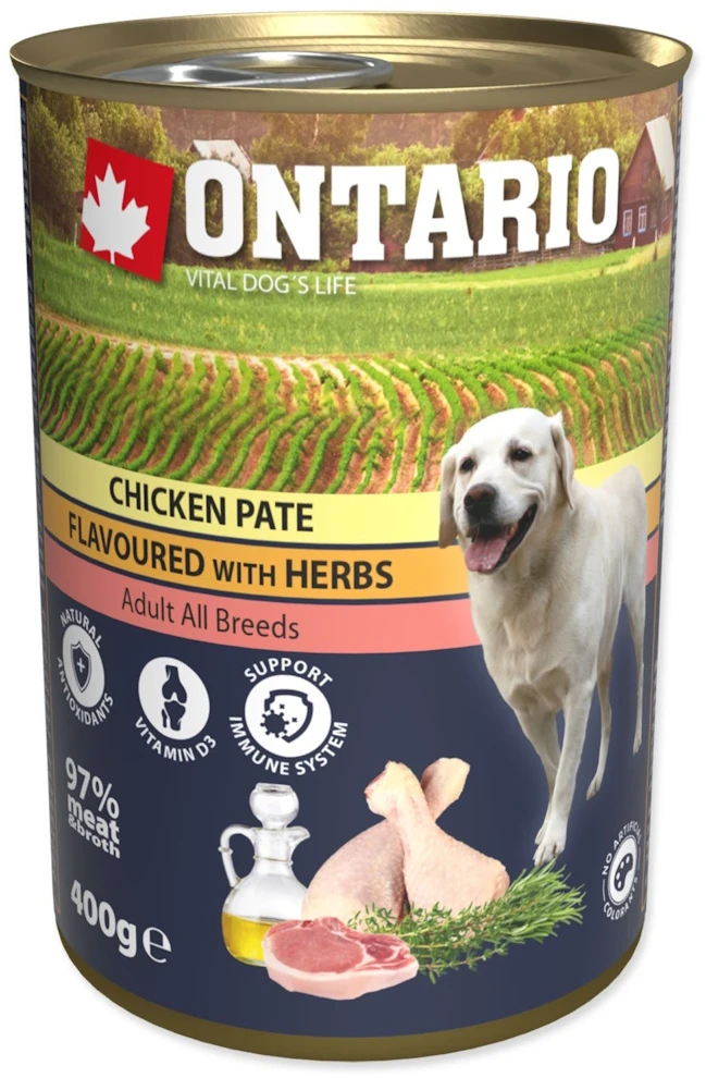 Ontario Vištienos paštetas su Žolelėmis 400g