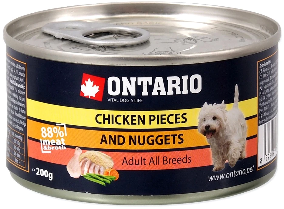 ONTARIO vištienos gabaliukai šunims, 200 g