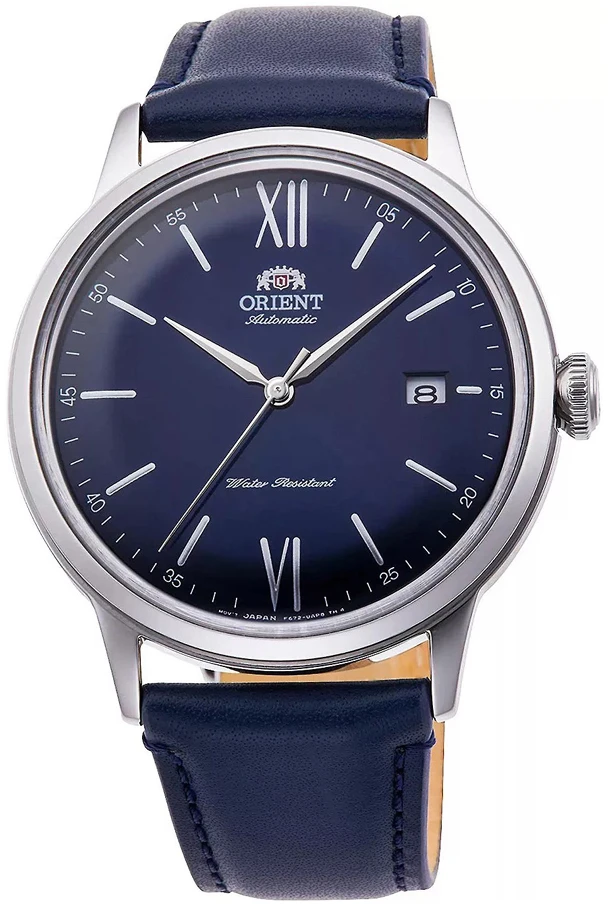 Orient Klasikinis Bambino V6 vyriškas laikrodis RA-AC0021L10B + dėžutė