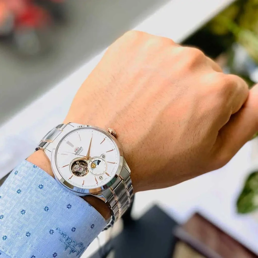 Laikrodis Orient Classic Sun & Moon RA-AS0101S10B