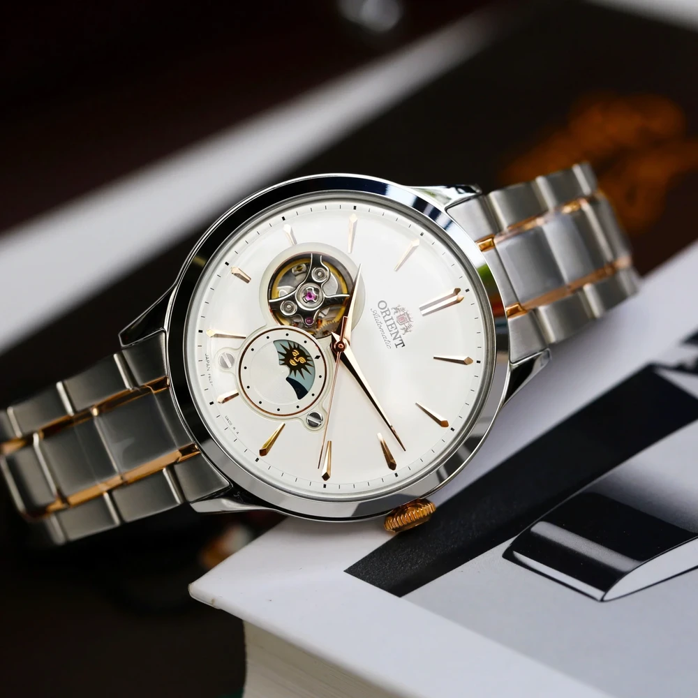 Laikrodis Orient Classic Sun & Moon RA-AS0101S10B