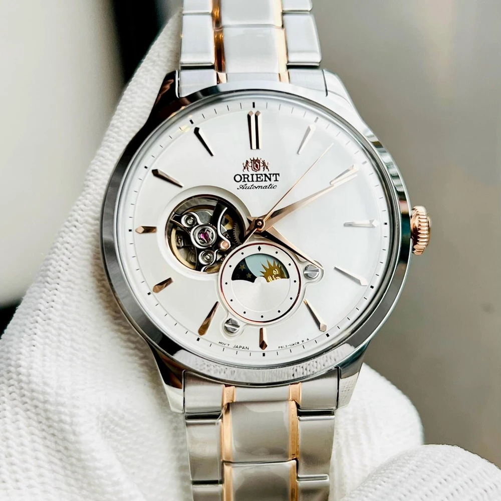 Laikrodis Orient Classic Sun & Moon RA-AS0101S10B