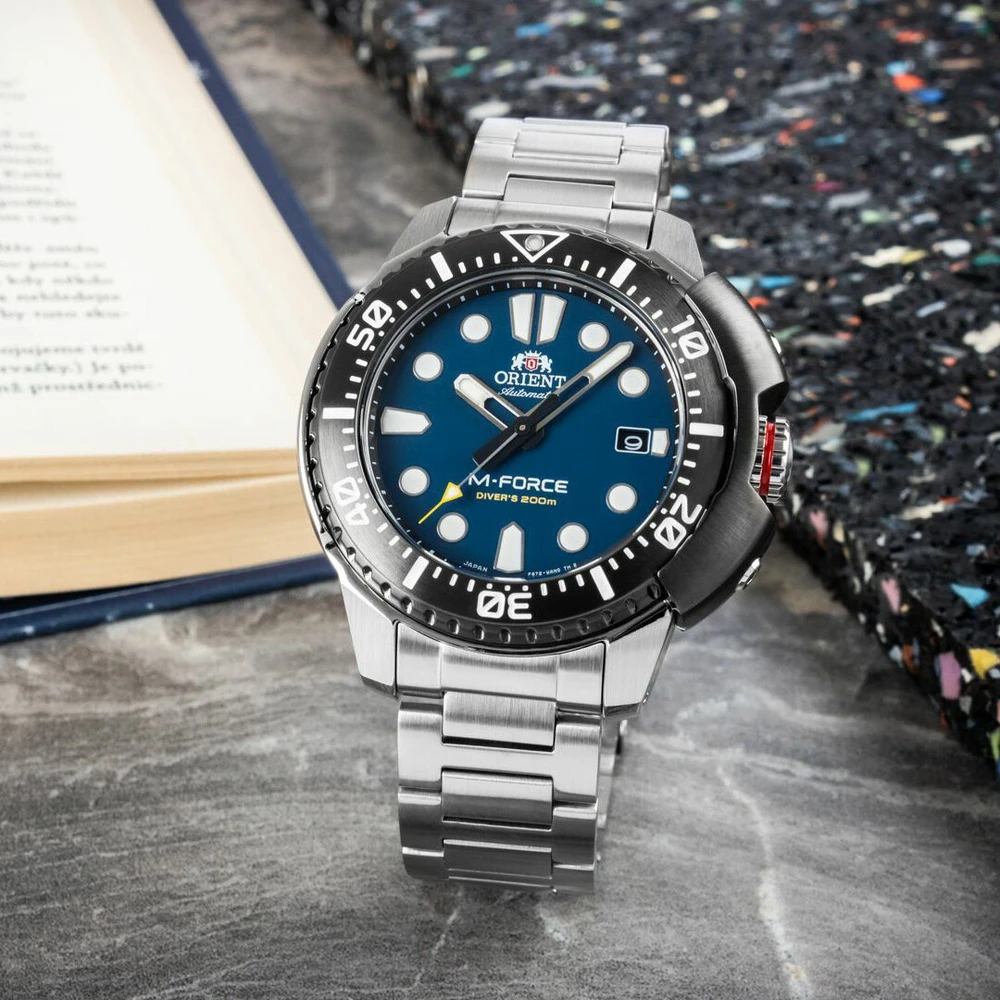 „Orient Sport M-Force“ automatinis vyriškas laikrodis RA-AC0L07L00B + BOX