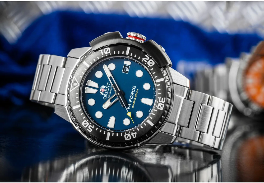 „Orient Sport M-Force“ automatinis vyriškas laikrodis RA-AC0L07L00B + BOX