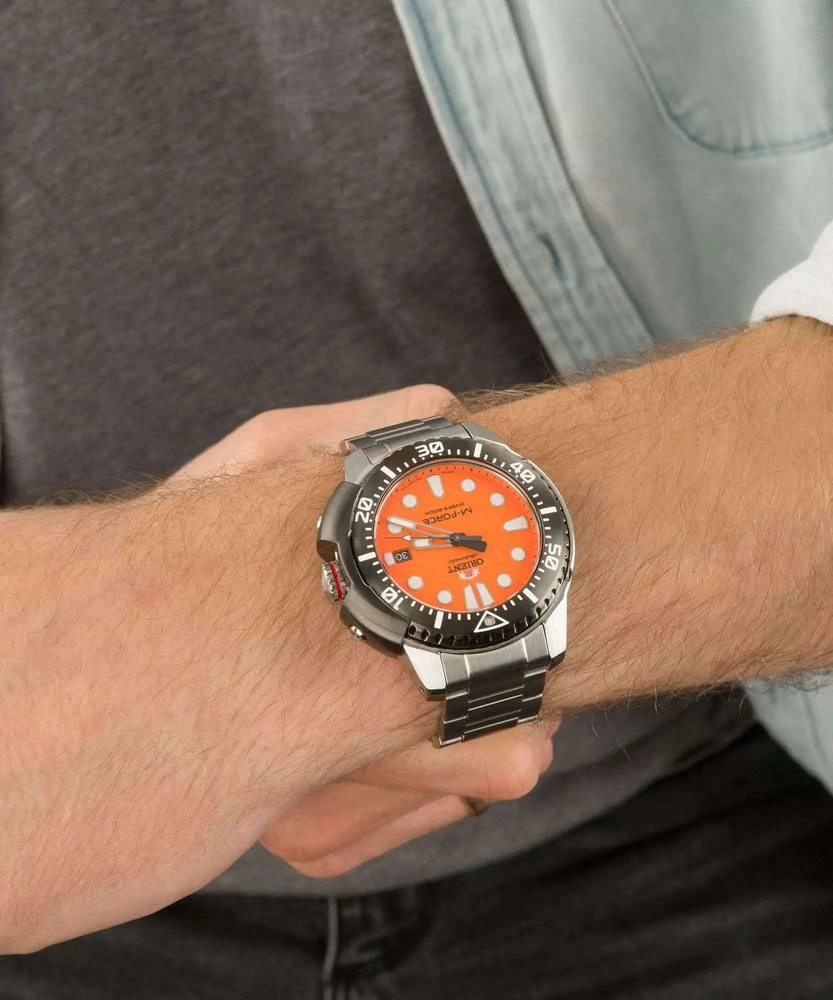 „Orient Sport M-Force“ automatinis vyriškas laikrodis RA-AC0L08Y00B + BOX