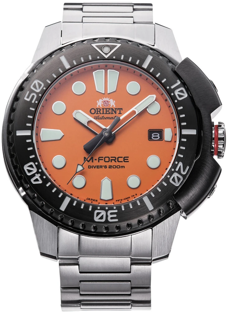 „Orient Sport M-Force“ automatinis vyriškas laikrodis RA-AC0L08Y00B + BOX