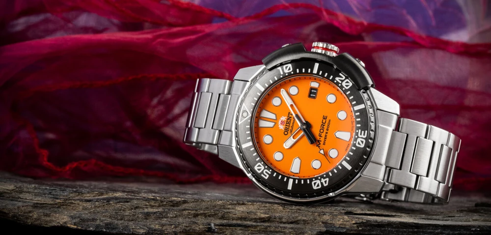 „Orient Sport M-Force“ automatinis vyriškas laikrodis RA-AC0L08Y00B + BOX