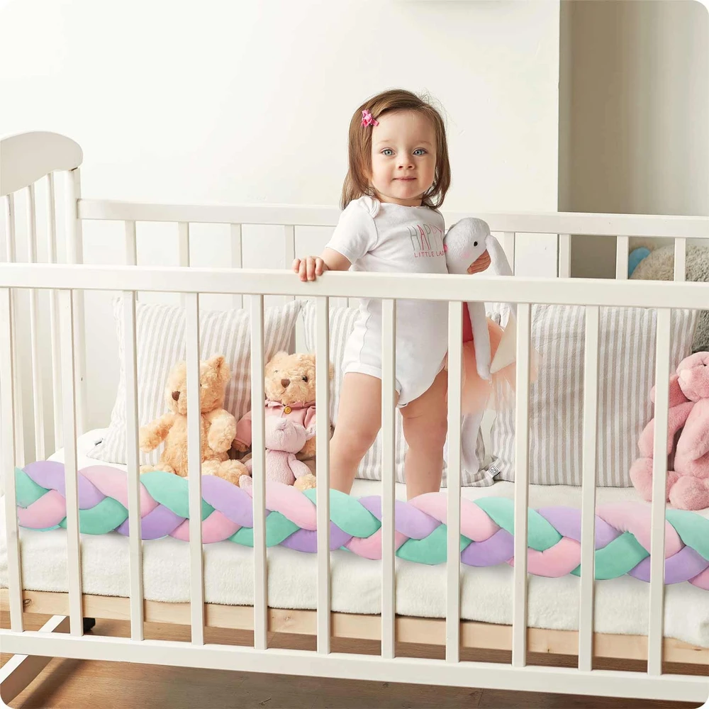 „Ricokids“ 3 m lovelės užtiesalas – mėtinės-rožinės-violetinės spalvos