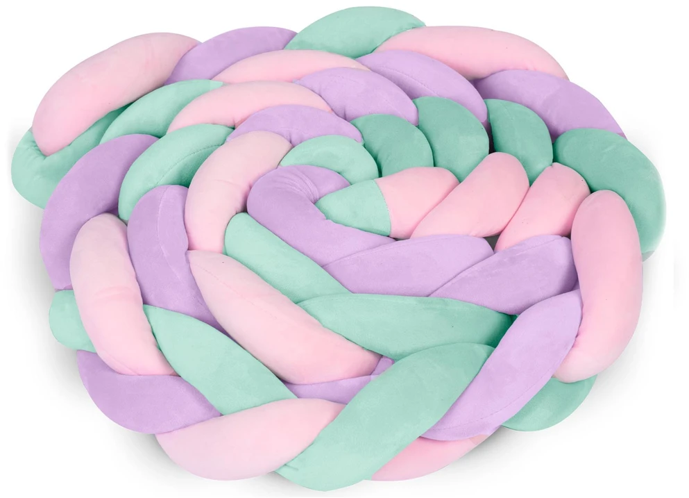 „Ricokids“ 3 m lovelės užtiesalas – mėtinės-rožinės-violetinės spalvos