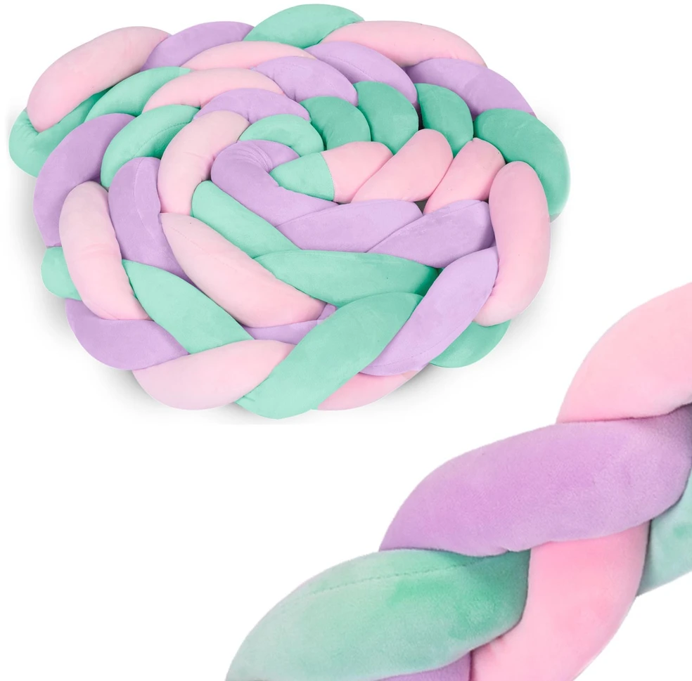 „Ricokids“ 3 m lovelės užtiesalas – mėtinės-rožinės-violetinės spalvos