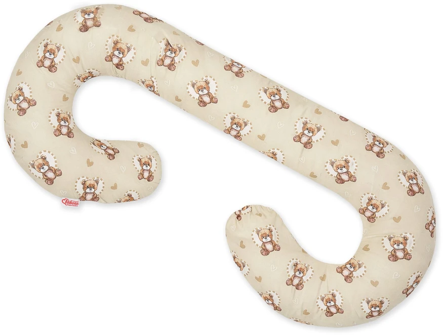 Nėščiosios pagalvė C formos su nuimamu užvalkalu Teddy Love