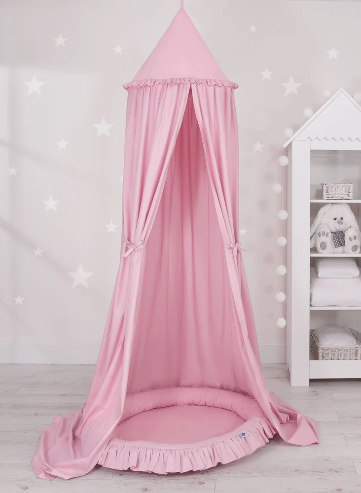 My Sweet Baby Pakabinama palapinė ir lizdelis su raukiniais – rožinė