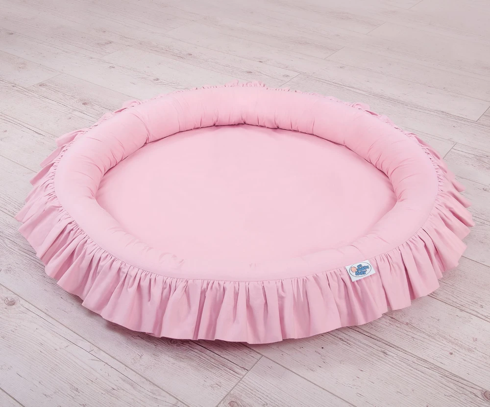 My Sweet Baby Pakabinama palapinė ir lizdelis su raukiniais – rožinė