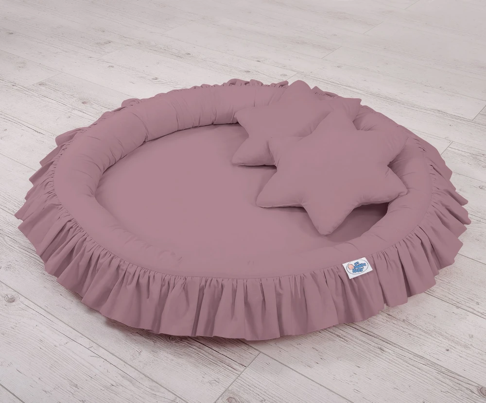 My Sweet Baby Pakabinama palapinė ir lizdelis su pagalvėlėmis – pastelinis violetinis