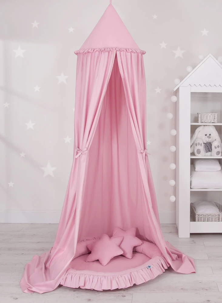 My Sweet Baby Pakabinama pastogė ir lizdas su raukiniais bei pagalvėlėmis – rožinė