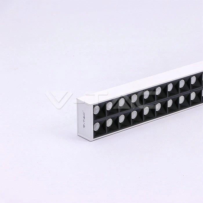 Pakabinamas šviestuvas 60W LED pakabinamas linijinis šviestuvas V-TAC, baltas, dimeriuojamas, 4000K (natūraliai balta), SAMSUNG LED chip