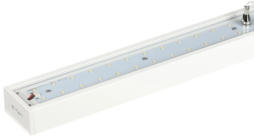 Pakabinamas šviestuvas 60W LED pakabinamas linijinis šviestuvas V-TAC, baltas, dimeriuojamas, 4000K (natūraliai balta), SAMSUNG LED chip