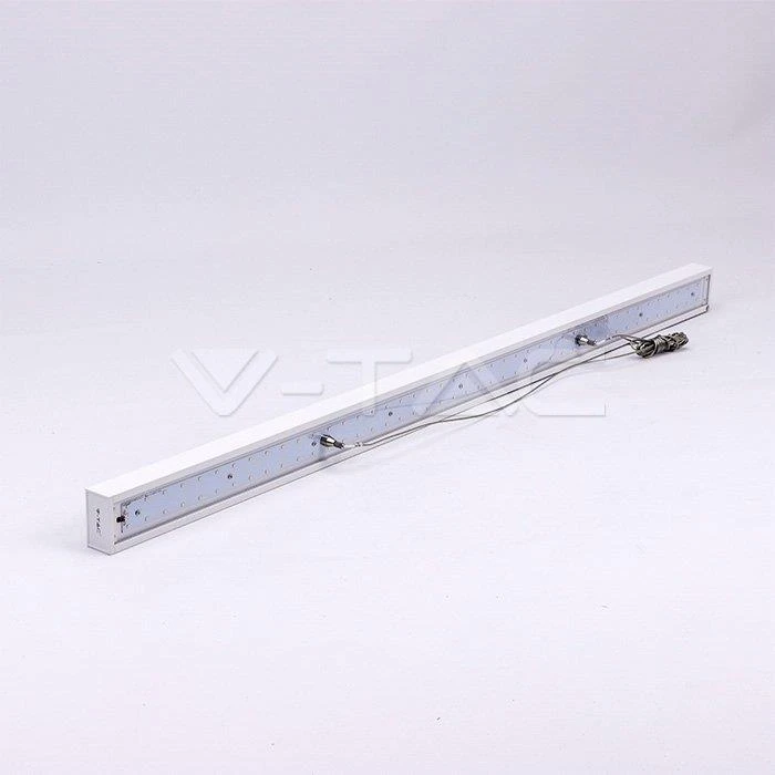 Pakabinamas šviestuvas 60W LED pakabinamas linijinis šviestuvas V-TAC, baltas, dimeriuojamas, 4000K (natūraliai balta), SAMSUNG LED chip