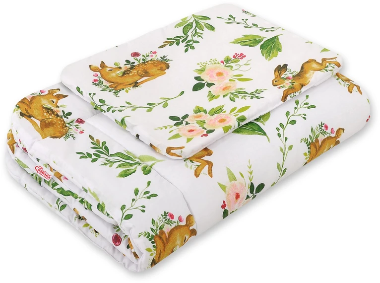 Bobono Patalynės komplektas kūdikiui Miško gyventojai“ 75x100 cm