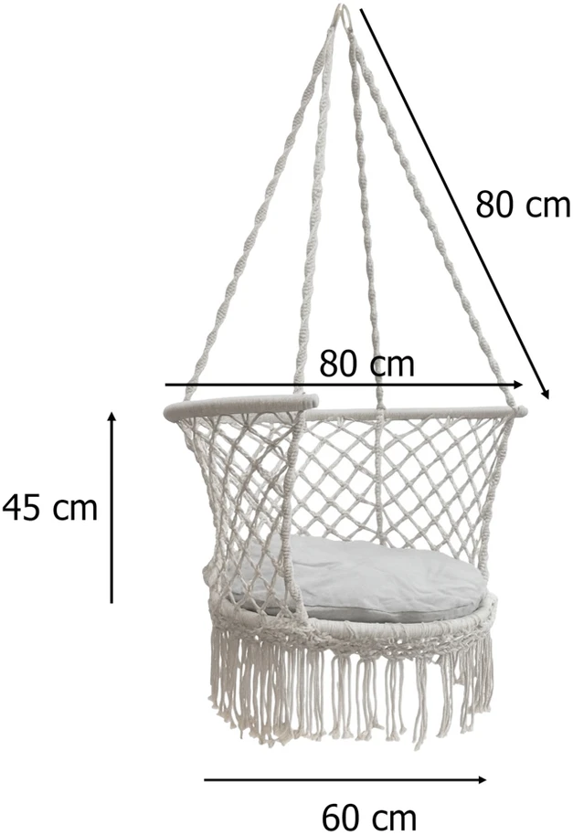 Pakabinama kėdė, 120 kg apkrova