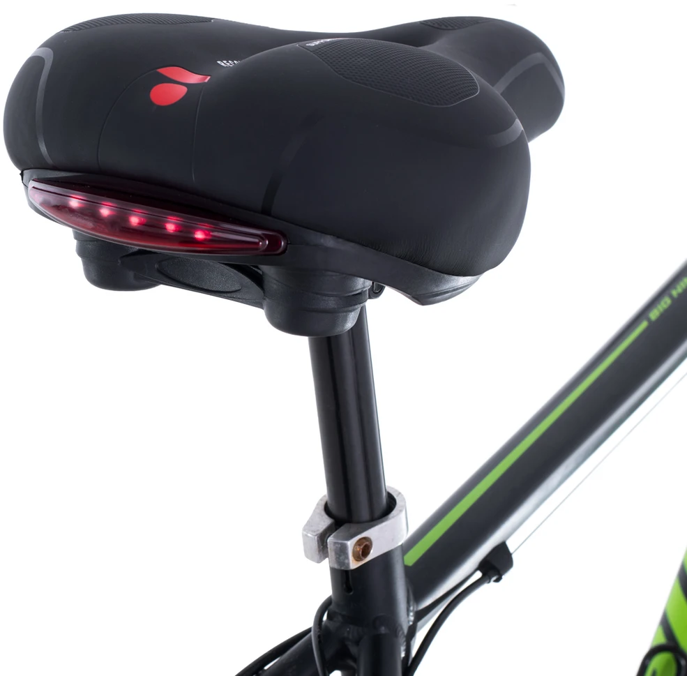 Ikonka L-BRNO Sporto dviračio balnelis patogus putų elastingas LED žibintas