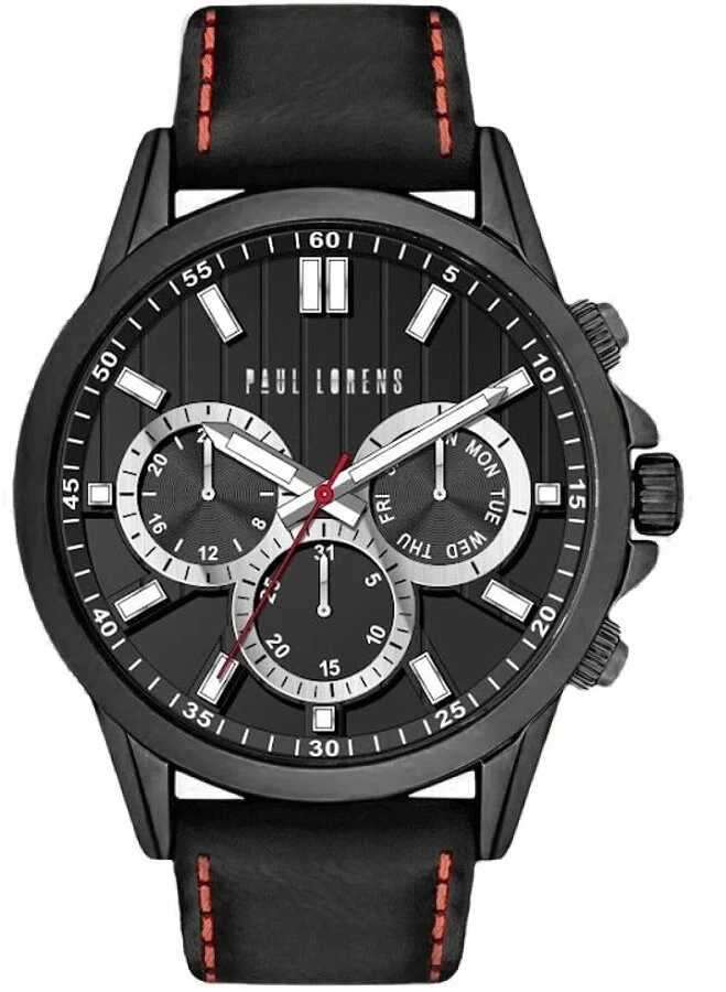 PAUL LORENS MALE WATCH - PL8071A2-1A3 (zg373a) + BOX