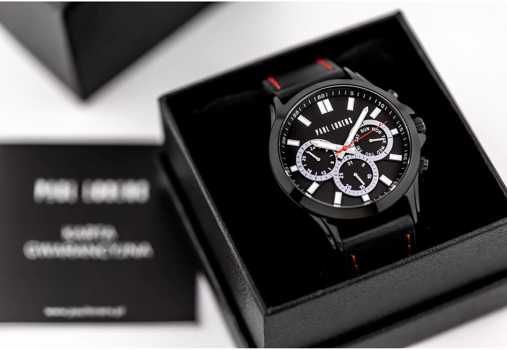 PAUL LORENS MALE WATCH - PL8071A2-1A3 (zg373a) + BOX