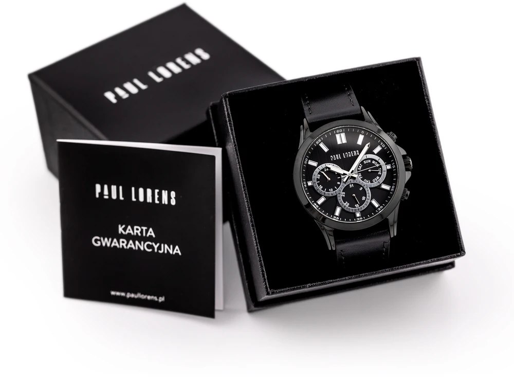 Laikrodis vyrams PAUL LORENS - PL8071A2-1A5 (zg373b) + BOX