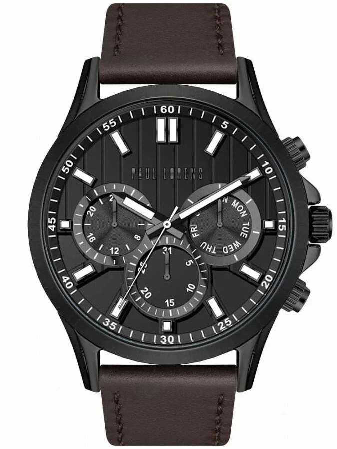 Laikrodis vyrams PAUL LORENS - PL8071A2-1B2 (zg373c) + BOX