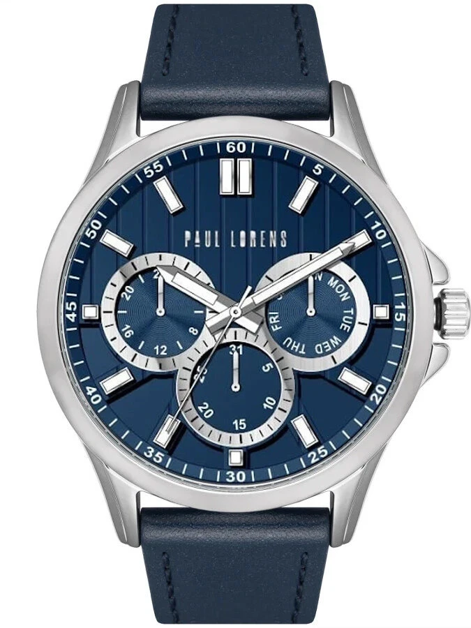PAUL LORENS MALE WATCH - PL8071A2-6F1 (zg373d) + BOX