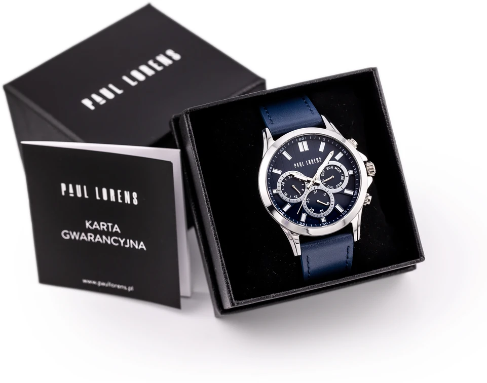 PAUL LORENS MALE WATCH - PL8071A2-6F1 (zg373d) + BOX