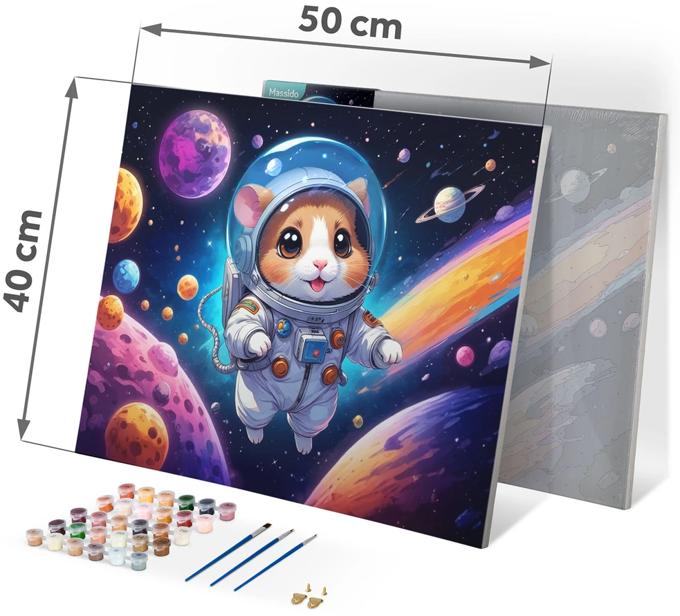 Paveikslas tapybai pagal skaičius 40x50 cm Massido Astronauta