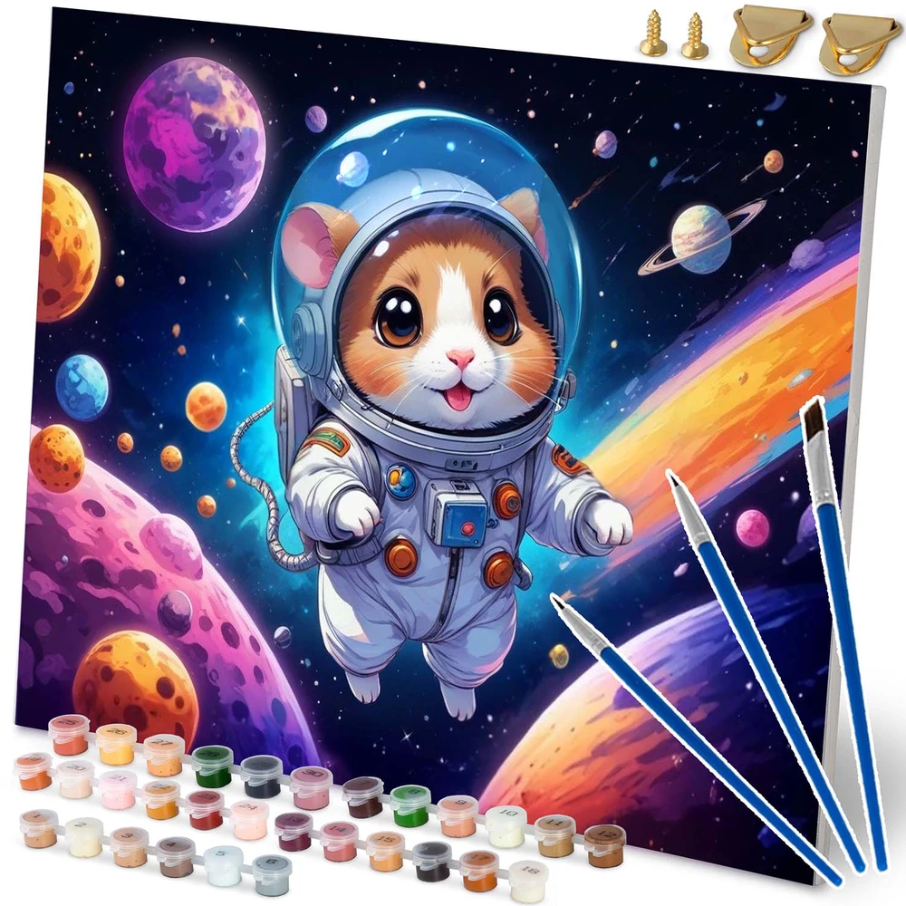 Paveikslas tapybai pagal skaičius 40x50 cm Massido Astronauta