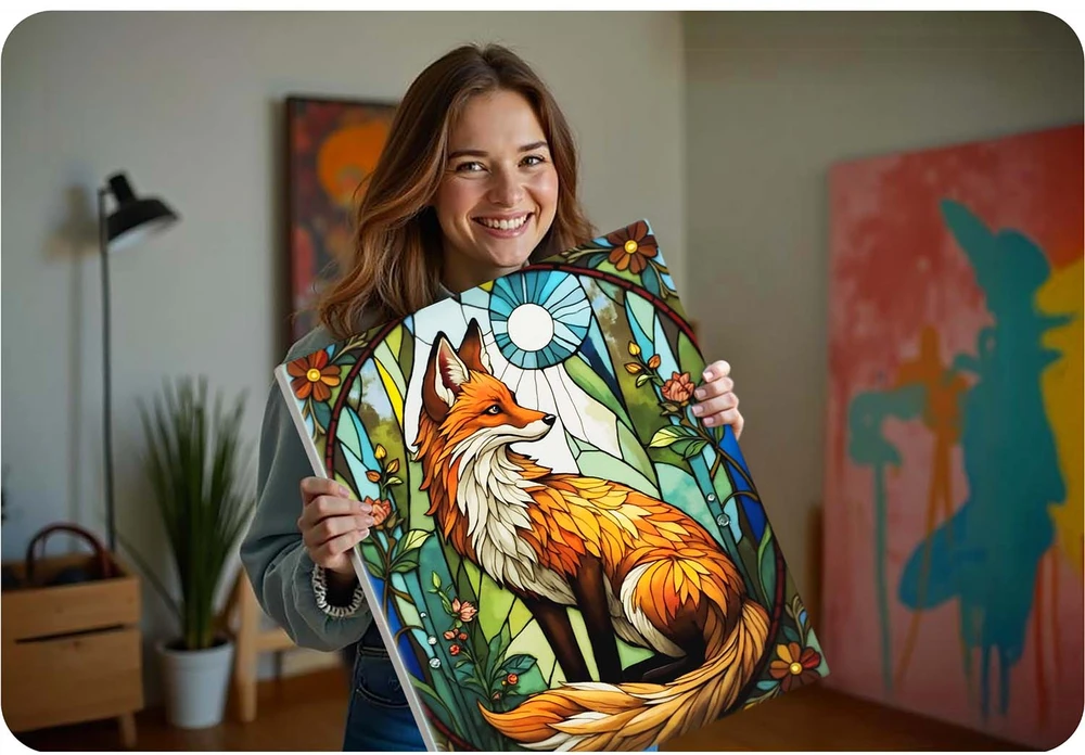 Paveikslas tapymui pagal skaičius 40x50 cm „Massido“ lapė