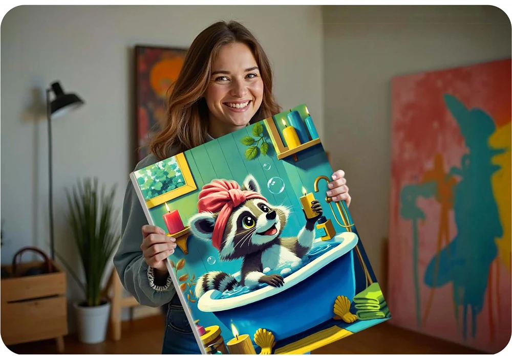 Paveikslas tapymui pagal skaičius 40x50 cm „Massido“ Tvartas