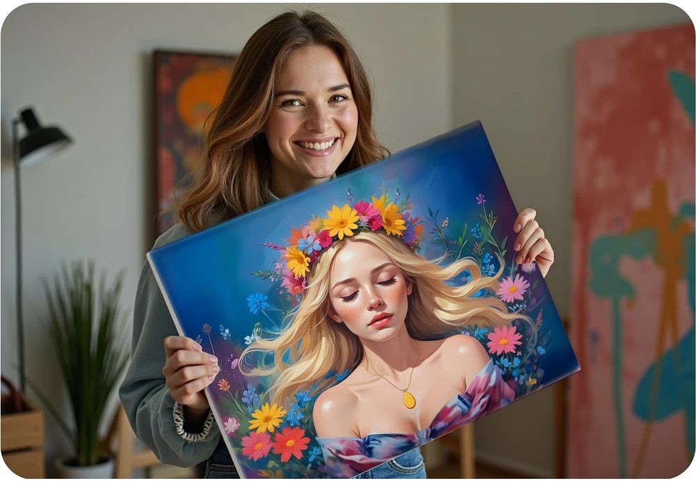 Paveikslas tapymui pagal skaičius 40x50 cm „Massido“ moters portretas