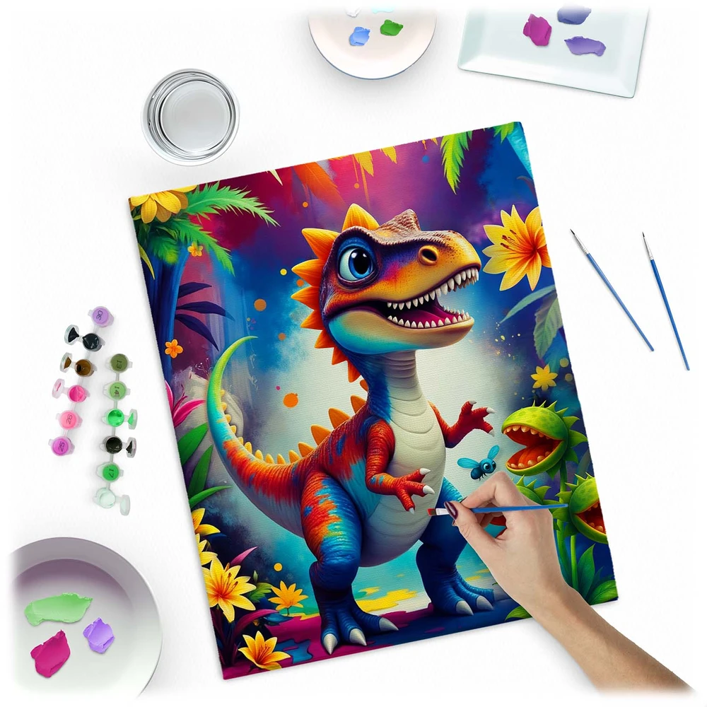 Paveikslas tapymui pagal skaičius 40x50 cm „Massido Dino“