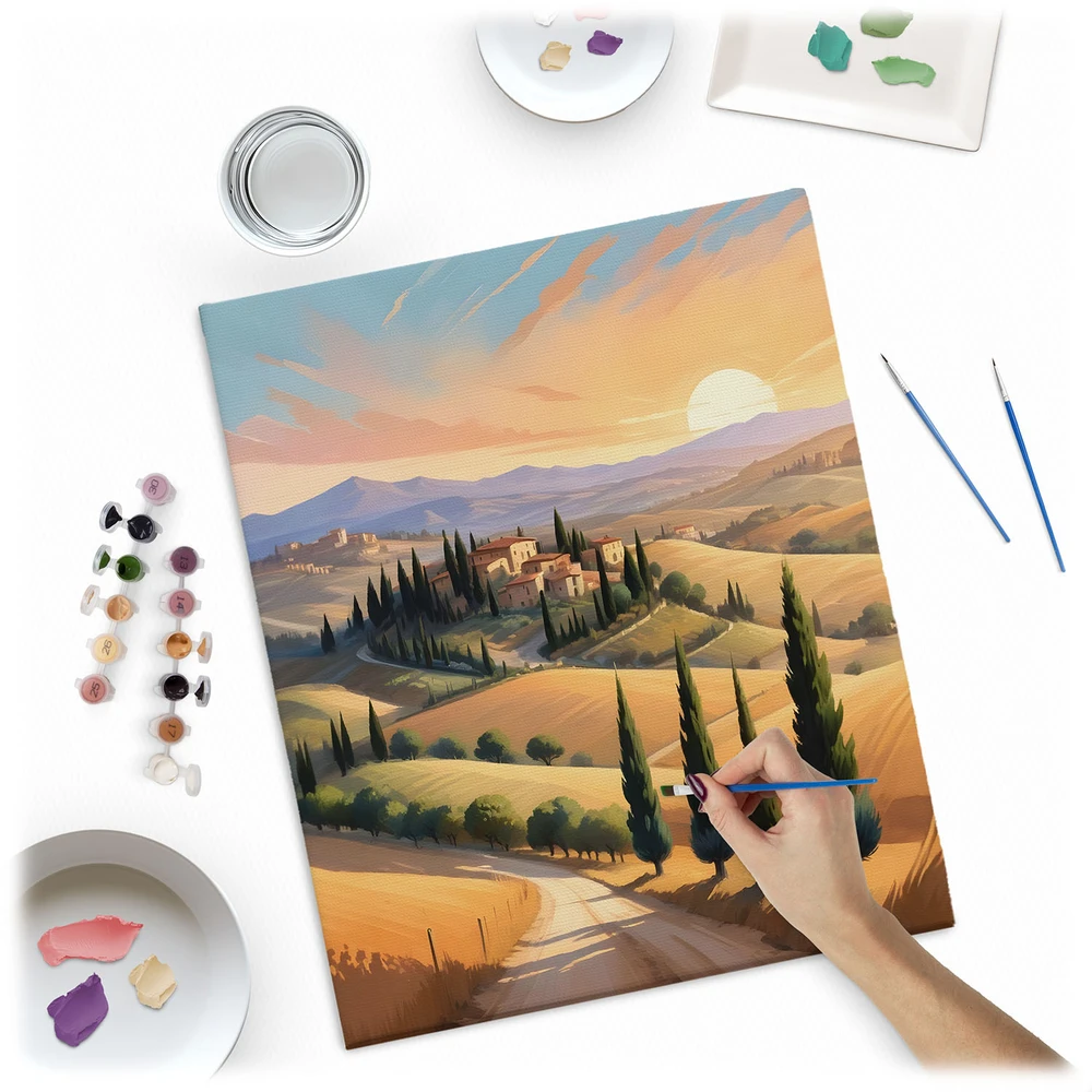 Paveikslas tapybai pagal skaičius 40x50 cm Massido Peizažas