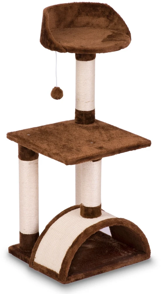 Draskyklė, katės namelis 83 cm DR-256 rudas Pethaus