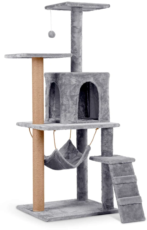 Katės draskyklė 125 cm Pethaus PH-007 pilka