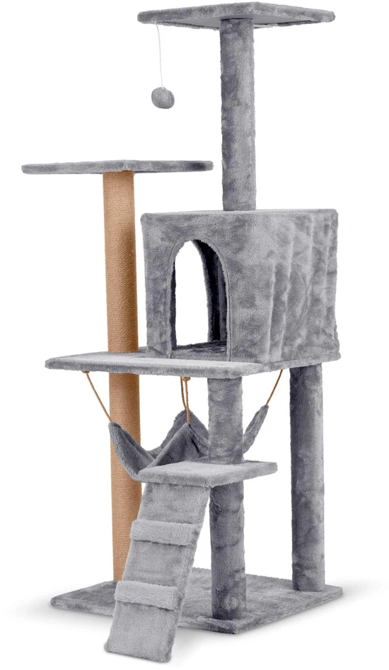 Katės draskyklė 125 cm Pethaus PH-007 pilka