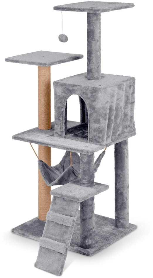 Katės draskyklė 125 cm Pethaus PH-007 pilka