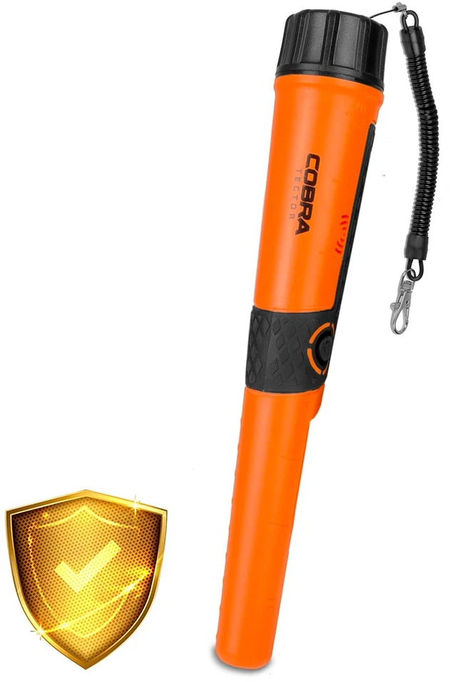Rankinis metalo detektorius Cobra Tector CT-1076 – oranžinis