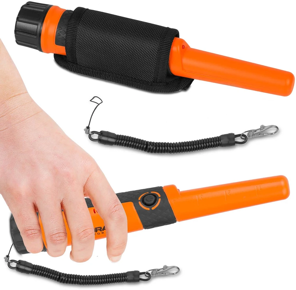 Rankinis metalo detektorius Cobra Tector CT-1076 – oranžinis